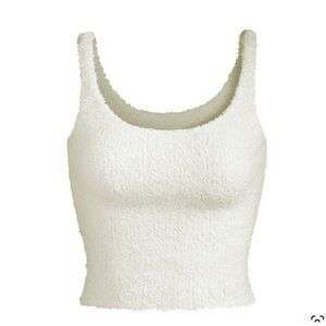 Skims Cozy Knit Tank in Bone Size S/M